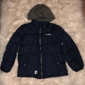 BLUE AND1 PUFF JACKET FOR BOY SIZE MEDIUM (8)